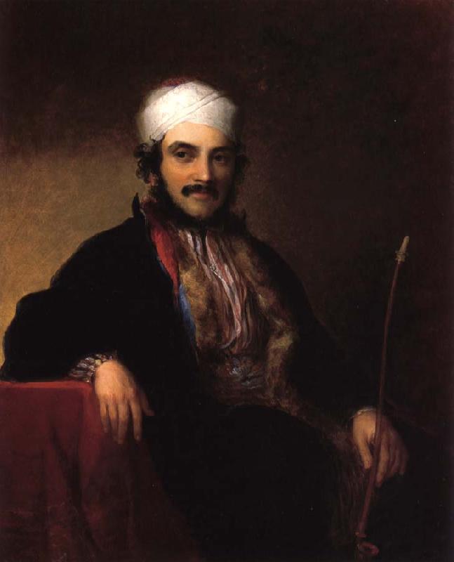 Asher Brown Durand Portrait of Isaac Edrebi of Morocco oil painting image